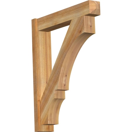 Ekena Millwork Balboa Craftsman Rough Sawn Outlooker, Western Red Cedar, 6"W x 30"D x 36"H OUT06X30X36BOA04RWR